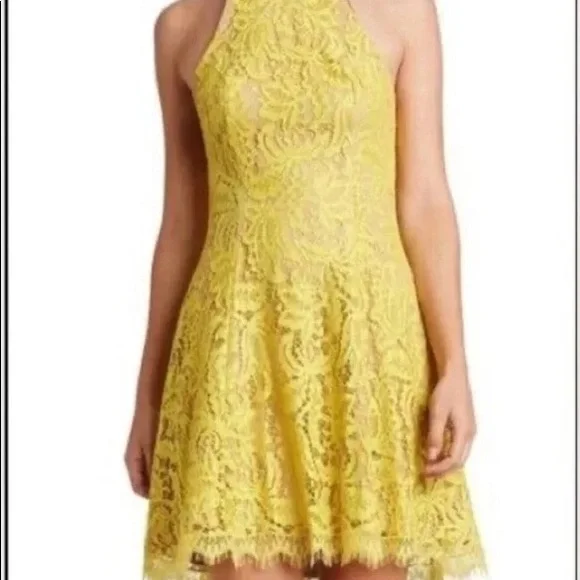 dress with lace yoke Petite Amalie Delicate Bouquet Dress With Lace Yoke (1493) main image 1